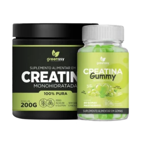 COMBO CREATINA EM PÓ + GUMMY