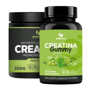 COMBO CREATINA EM PÓ + GUMMY