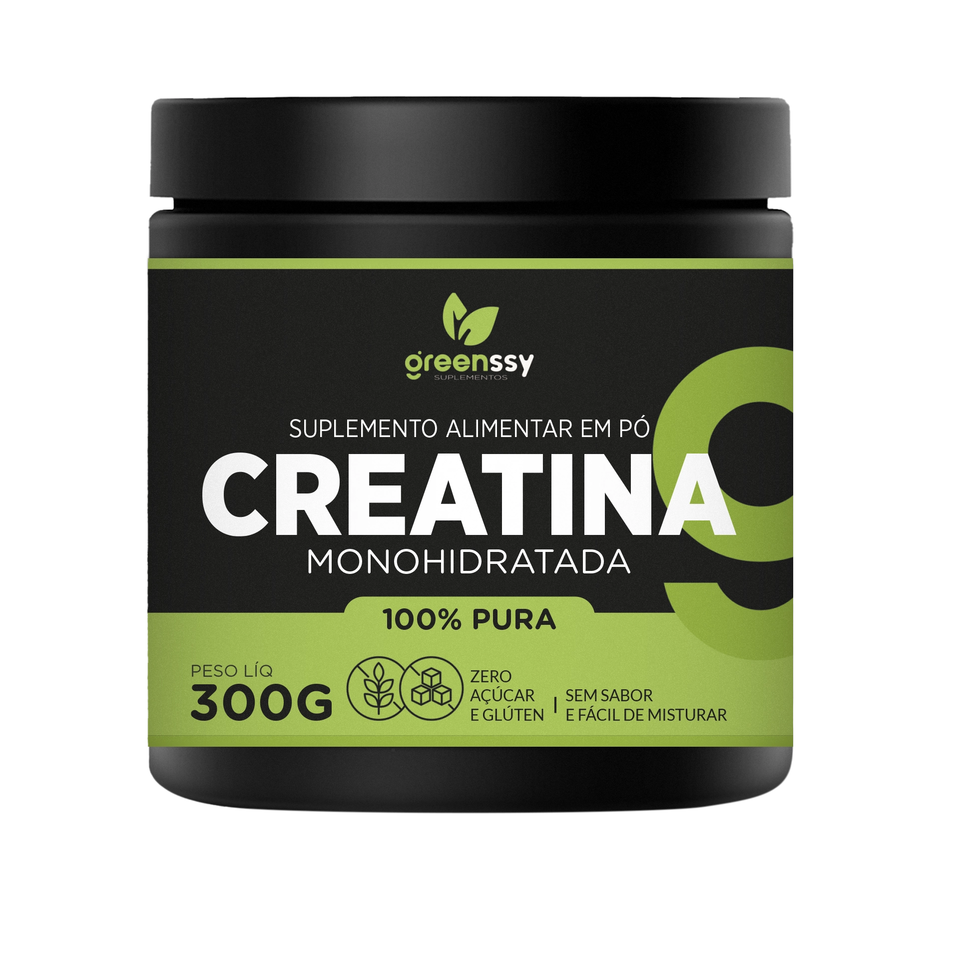Creatina Monohidratada 300g Alta Qualidade