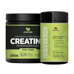 KIT LONGEVIDADE ATIVA — CREATINA + MOVEEASY